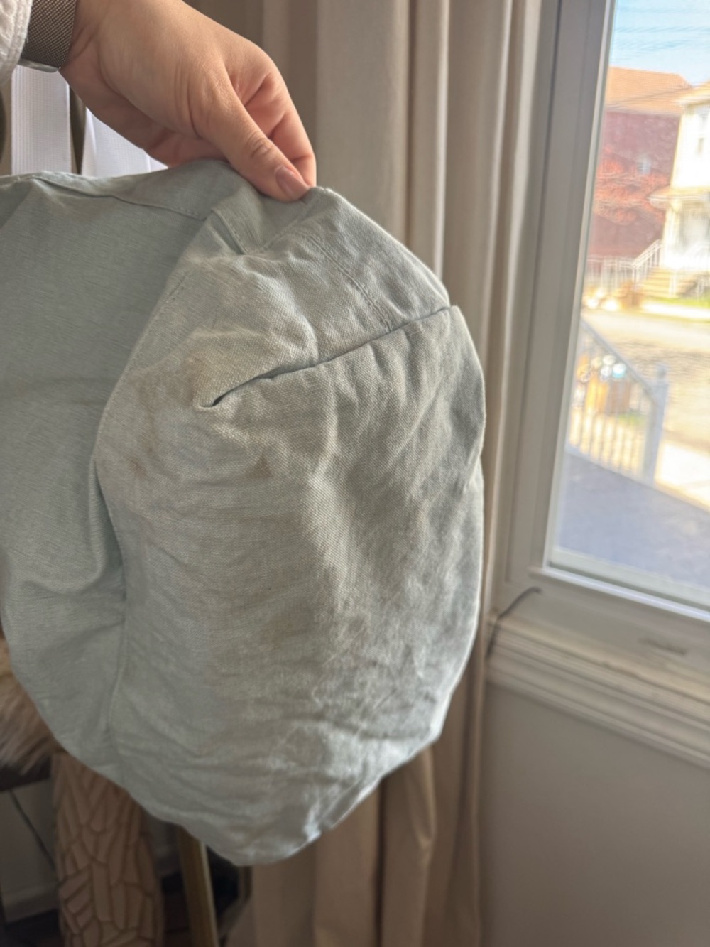PINK Victoria’s Secret Washed Canvas Tote Bag - Sand Waves & Sunrays - Picture 7 of 7
